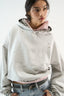 Distressed Melange Hoodie