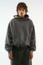Distressed Melange Hoodie